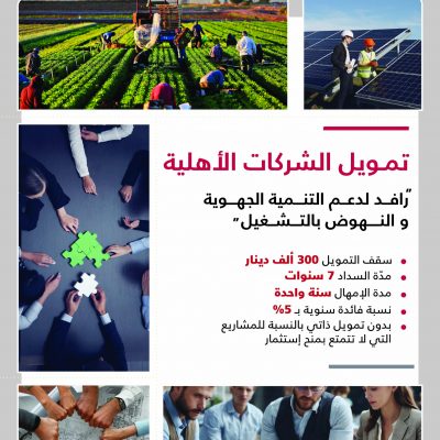 نحو تمويل 100 شركة أهلية عن طريق البنك التونسي للتضامن  خلال سنة 2024