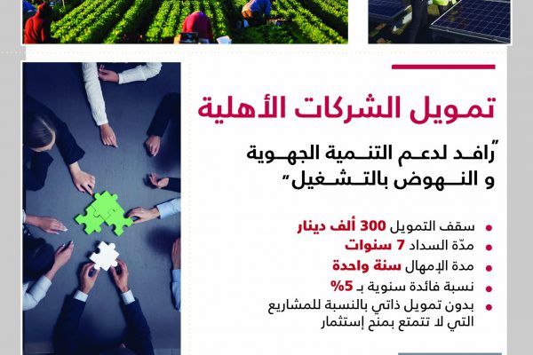نحو تمويل 100 شركة أهلية عن طريق البنك التونسي للتضامن  خلال سنة 2024
